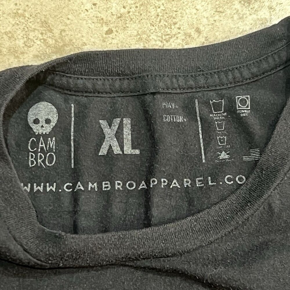 Cambro Apparel "Work Hard Stay Humble" Shirt Adult Size XL Black - Picture 4 of 4